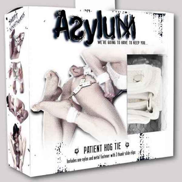 Asylum Patient Hog Tie, valkoinen